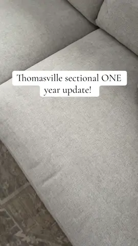 We live in it daily! We love it! So happy with our purchase for anyone debating, GET it!! #thomasvillesectional #thomasvillecouch #update 