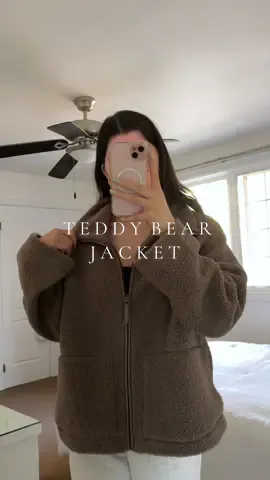 the perfect teddy bear jacket & it was ONLY $24.99 🤎🧸 I’M OBSESSED @H&M  #teddybearjacket #teddyjacket  #hm #fallfashion #fallsweaters #fallaesthetic #fallvibes #falltrends #falljacket 