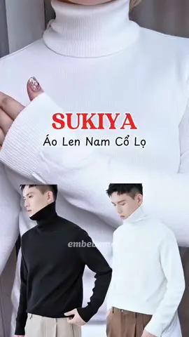 Áo len cổ lọ với chất vải mềm mịn, có nhiều màu sắc để lựa chọn #review #unbox #aolen #sukiya #aolensukiya #embebomo #fypシ #xuhuong 