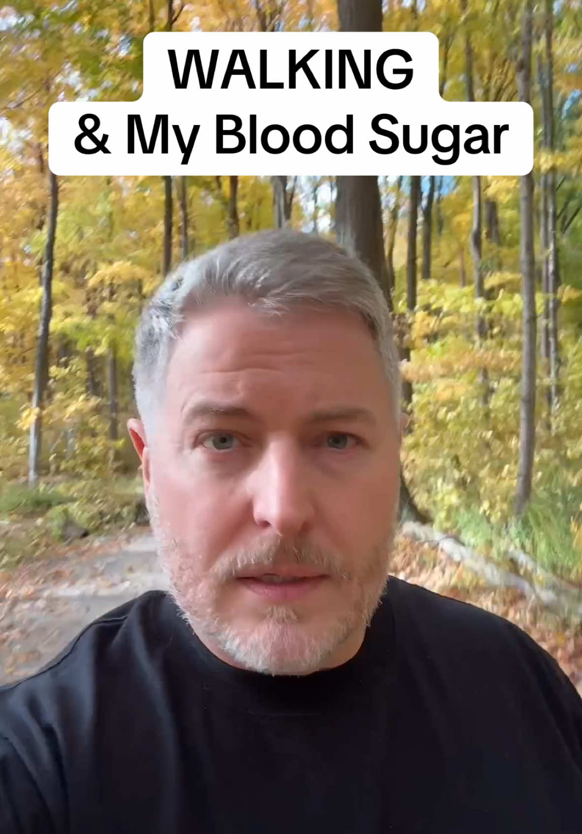 Walking and my blood sugar. This is the best way to reduce a blood sugar spike.  #glucose #bloodsugar #insulinresistant1 #walking