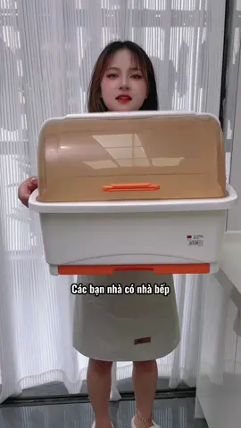 Nếu bạn có bếp ở nhà, bạn có thể mua hộp đựng bát đũa dung tích lớn này đi kèm với khay thoát nước. Hộp đựng còn có nắp đậy chống bụi và chống thấm nước!! #giadubgnhabep #keupbatdiaconapday #tienich #creatorsearchinsights #thietthuc #jizonguyen 