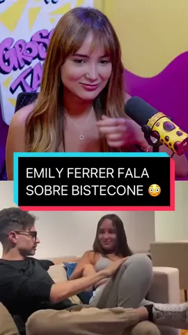 Emily Ferrer fala sobre sua relação com Bistecone 😳... #emilyferrer #bistecone #bisteconee #cortesemilyferrer #groselhatalk #streamer 