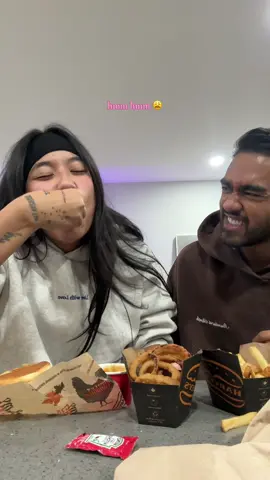 He way he looked to see if the gravy got on his sweater 😭😂 @DevenChris  