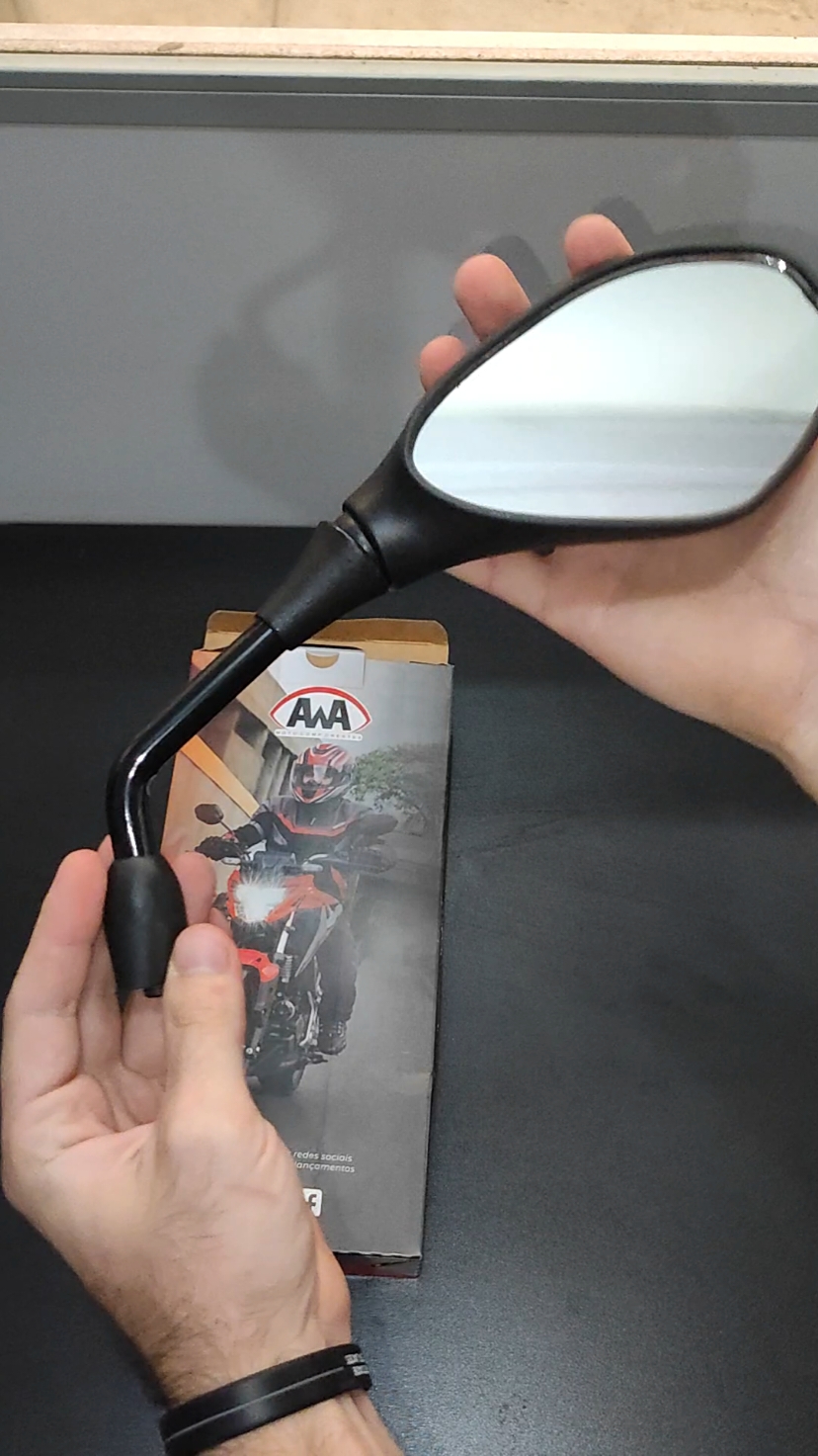 AWA-625 Retrovisor BMW GS 650/800 Padrão HONDA #moto  #retrovisor  #fy 