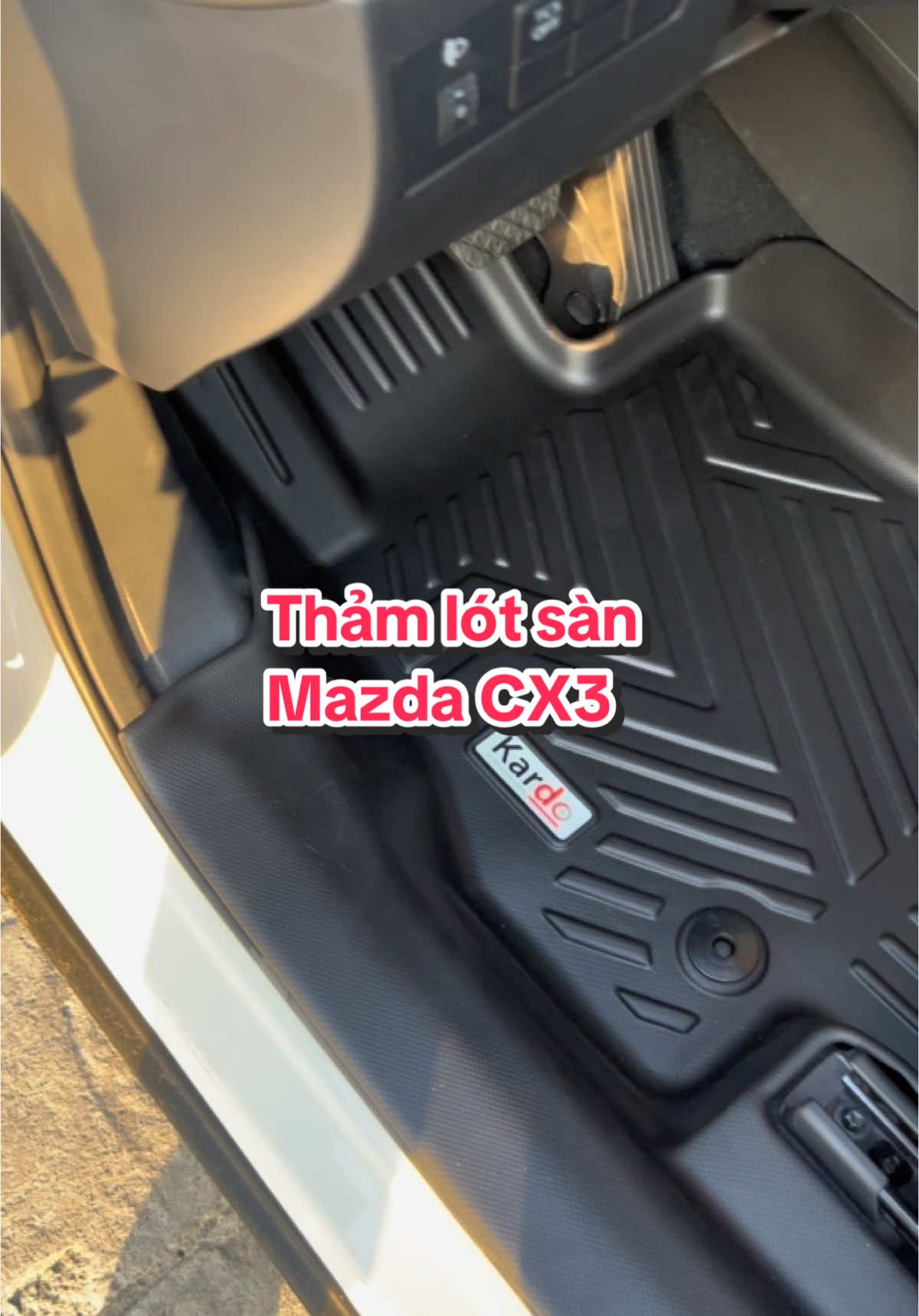 Thảm lót sàn Kardo cho Mazda CX3 #thamlotsankardo #thamlotsanmazda2 #thamlotsancx3