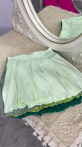Every green looks good  #fyp #oqq_ninecents #TikTokFashion #TikTokShop #casualoutfits #fall #wardrobe #skirt #casualstyle #need #girls 