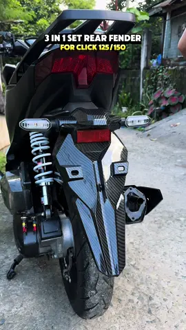 Rear Fender for click #rearfender #carbonrearfender #carbonrearfenderforclick #hondaclickaccessories 