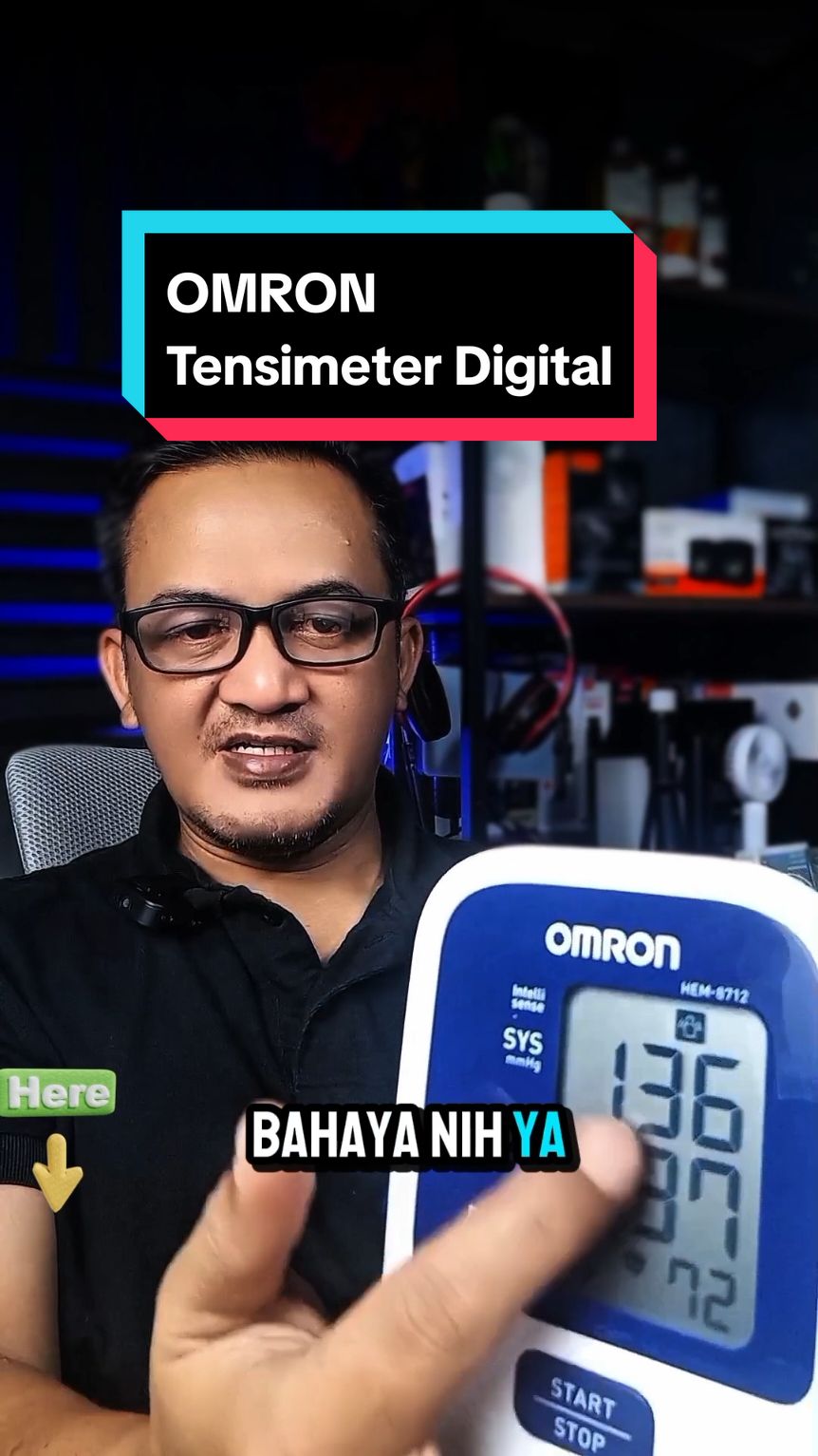 Omron tensimeter digital #alatukurtekanandarah #alatkesehatan #detakjantung #hipertensi #darahtinggi 