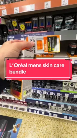 L’Oréal mens skin care bundle #lorealskincare #lorealparis #lorealparisskincare #faceserum #skincare #mensskincare #vitamimcserum #tiktokmademebuyit 