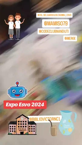 🏫Expo Esvo 2024. 👾 #roboticavirasoro  #programacionvirasoro #enseñanza #formación #educacion  #aprende #docentes  #culturageneral #gamificación  #secundaria  #primaria  #mergecube #Virasoro  #virasorociudad  #corrientesvirasoro #Virasorocorrientes  #compartítuexperiencia #ministeriodeeducacion   #aprendizajecooperativo  #seguimoseducando #educacionsecundaria  #planintegraldeeducacióndigital #virasorovirtual    #santotomecorrientes #educacioncorrientes #feriaeducativa  #santotoméhaciaadelante