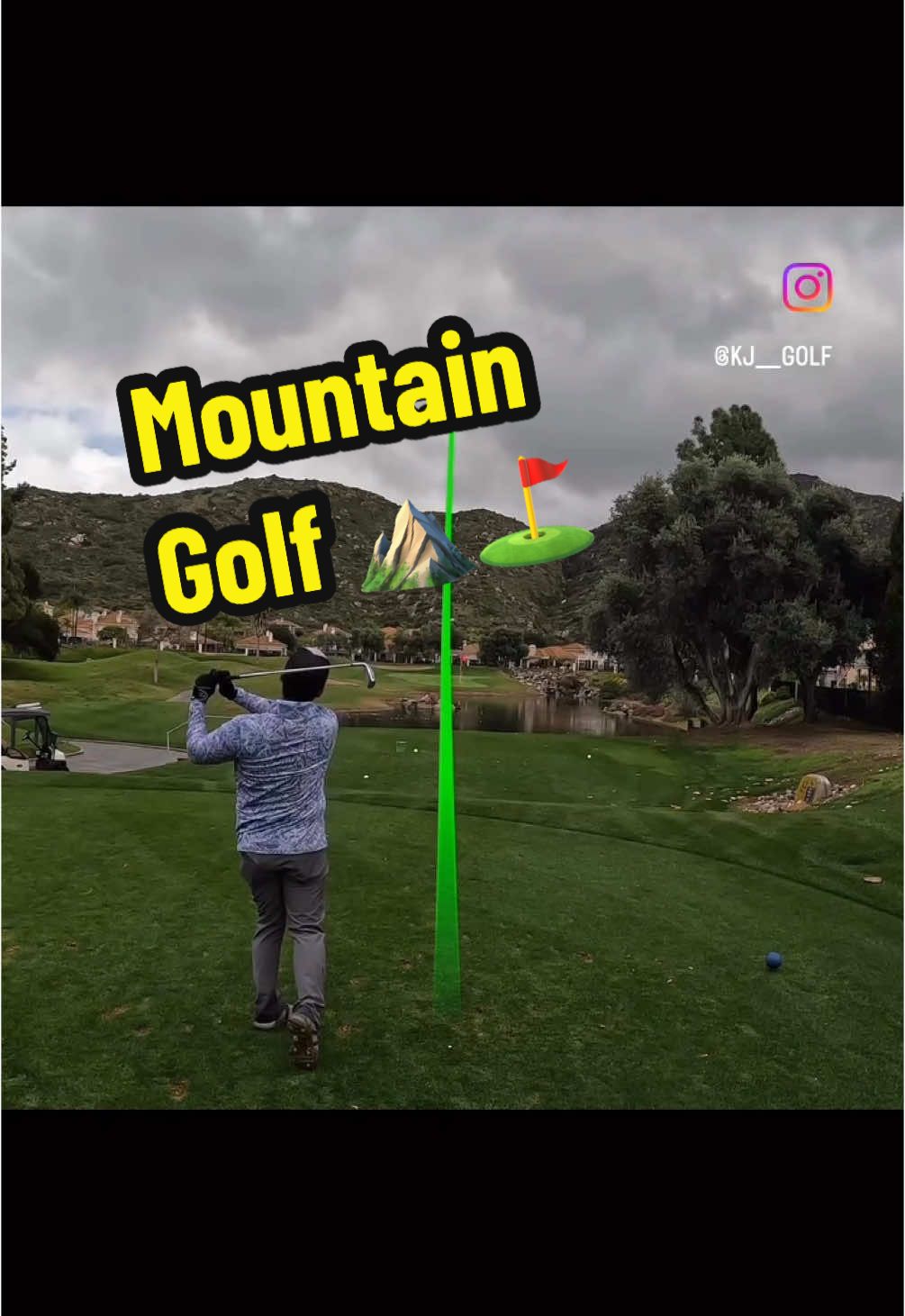 Take me back to mountain golf in San Diego. #ziggygolf #golf #badbirdie  @Bad Birdie Golf 