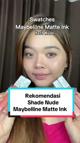 rekomendasi shade Nude / yang cocok dijadikan untuk base Ombre 💄💄 @maybelline_indonesia  . . . #wearemaybelline #maybellineindonesia #maybellinematteink #superstaymatteink41warna #rekomendasibaseombre #baseombrelips #shadenude  #60poet #65seductress #225delicate #70amazonian #210versatile 