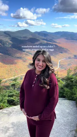 “are we there yet” “I can’t do this anymore” “I told you I couldn’t do this” “oh my god im gonna slip”  “oh wow look at the views” “okay im glad we did that” 🥹🫠🫣 #Hiking #newhampshire #newhampshirecheck #fallfoliage #cannonmountain #cannonmountainaerialtramway #pregnantlife #pregnanthiking 