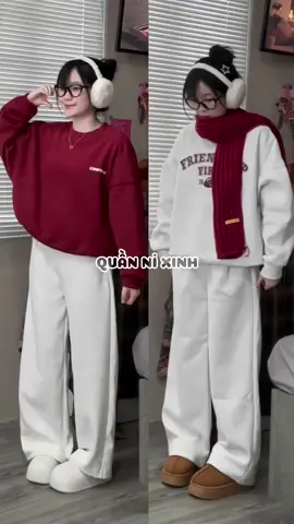 tui mới kiếm 2 em quần nỉ siêu xinh cho mùa đông ✨ #tiktok #reviewdoxinh #OOTD #xuhuong #trend #viral #xh 
