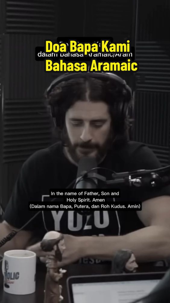 Jonathan Roumie pemeran Yesus dalam film The Chosen, membawakan doa Bapa Kami dalam bahasa asli Yesus Aramaic/Aram. #katolik #imankatolik #doabapakami  #jonathanroumie 