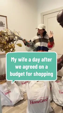 I swear she gets amnesia at @HomeGoods and @target 🤦🏿‍♂️ #mywife #homedecor #budget 