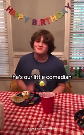 He’s our little comedian christopher #surprise #birthday #happybirthday #funny #tiktokus #ustiktok🇺🇸 