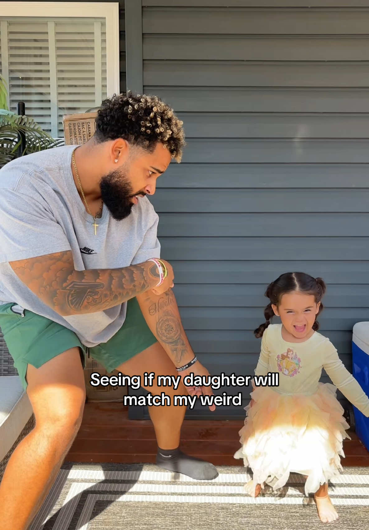 When I tell you I laughed so hard 😭😂 she is the funniest child ever LOL #toddlersbelike #comedy #trends #daddydaugther #fyp 