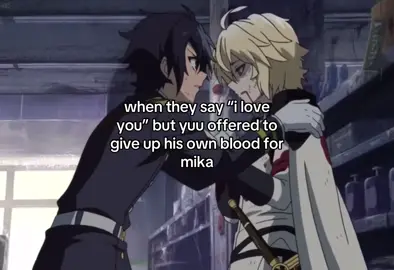im rewatching sote w my sister 😊 : : made for rachother what #mikaela #hyakuyamikaela #seraphoftheend #anime #mikayuu #hyakuyayuu #hyakuyayuichiro 
