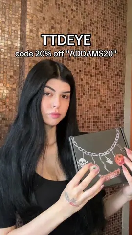 Lenses from @TTDeye Colored Contact Lens code ✨ADDAMS20✨ for 20% off Halloween promotion Up to 90% off, low as 4.99 with free press-on-nails 💅🏻 #ttdeye #ttdeyecontact #contactlenses