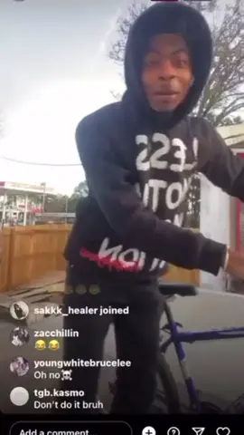 #lazerdim700 falling off his bike on instagram live (2024)