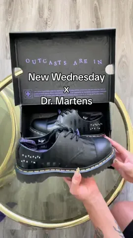 Okay I am obsessed with this @ThingTok and @Dr. Martens collab! 🕸️💜👀 #drmartens #WednesdayAddams #wednesdaystyle #drmartensstyle #wednesdaynetflix #jennaortega 