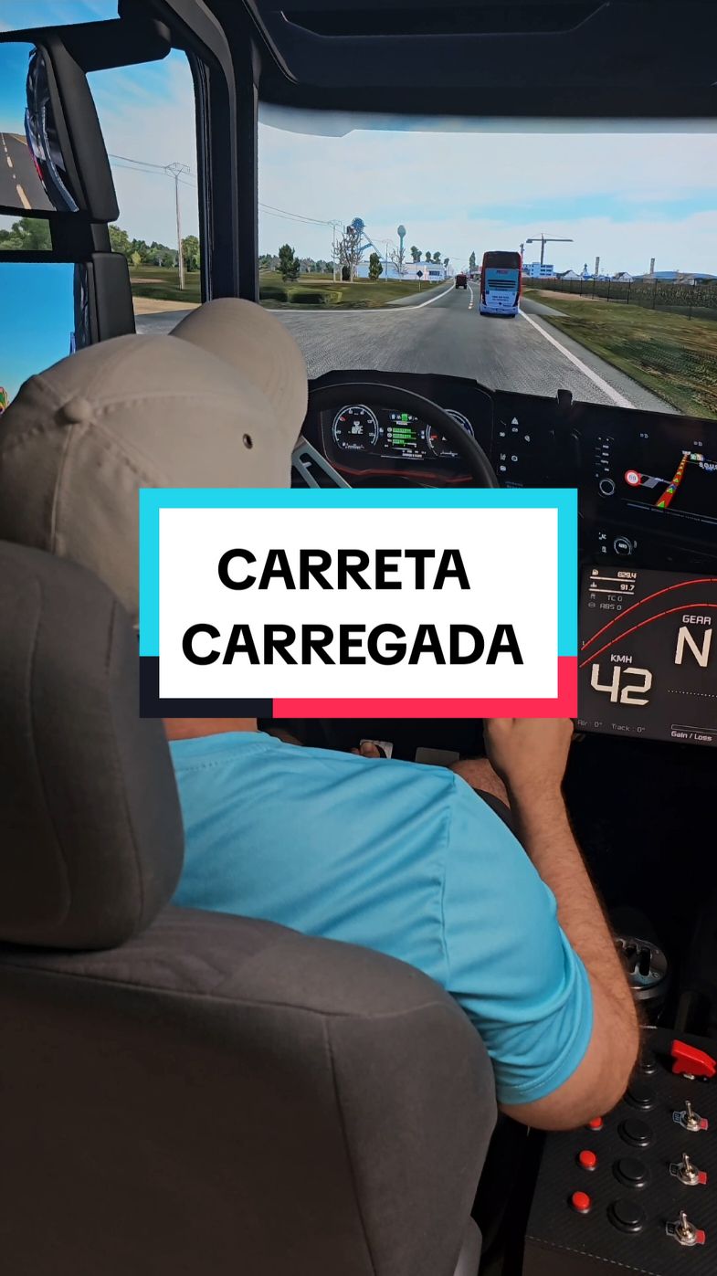 carreta carregada  #eurotrucksimulator2 #game #games #gamer #gamesnotiktok #videogames 