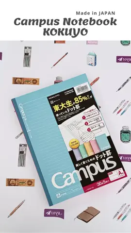 📦 Descubre el nuevo set de 5 cuadernos KOKUYO Campus, cuentan con 30 hojas rayadas con puntos cada uno.  Envíanos un mensaje y descubre todas las características de los cuadernos Campus, los más vendidos en Japón 🇯🇵 ahora disponibles en Perú 🇵🇪 #toyape #madeinjapan #kokuyo #peru 