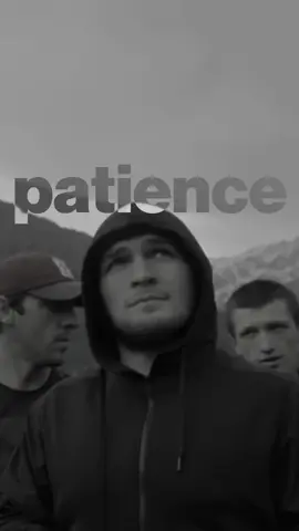 Patience is the key. #UmmahAthletes #foryou #foryoupage #khabibnurmagomedov #patience #sabr #discipline #motivation 