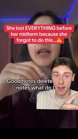So many people were effected by the goodnotes crash, and here is a simple way to get everything back! #greenscreenvideo #greenscreen #studytok #studyhacks #college 