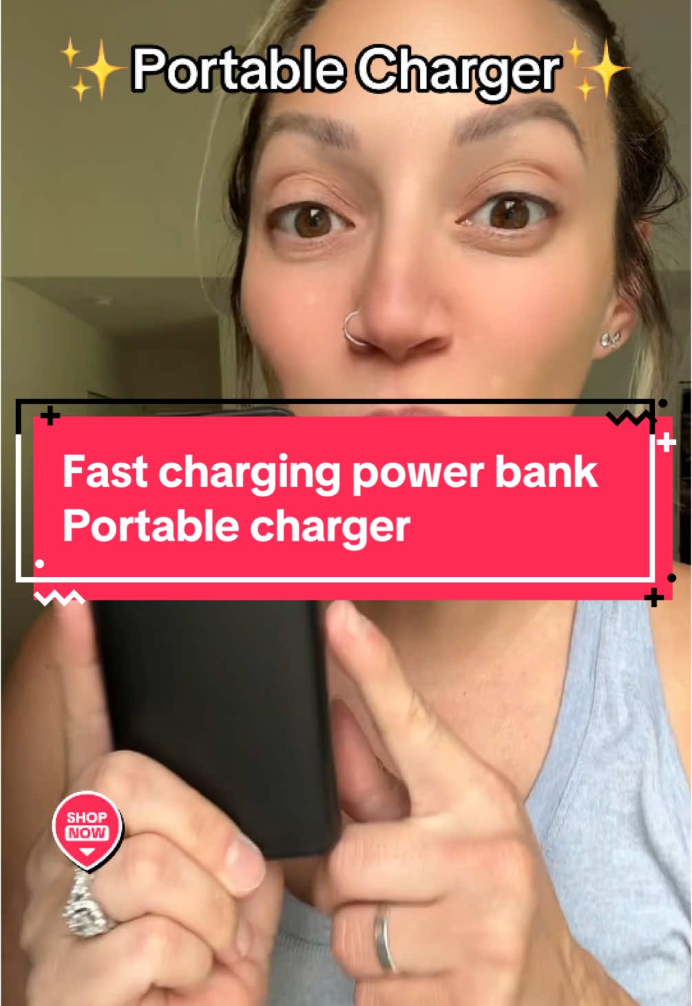 ✨✨ portable fast charger✨✨ Fast charging power bank/portable charger #tiktokshopblackfriday #tiktokshopcybermonday #falldeals    #falldealsforyou  #tiktokshopholidaydeals  #tiktokshopholidayhaul  #fastcharger #portablecharger #fyp #MomsofTikTok #sahm #momtok #momlife  Portable charger Charger Battery charger External charger Extra charger