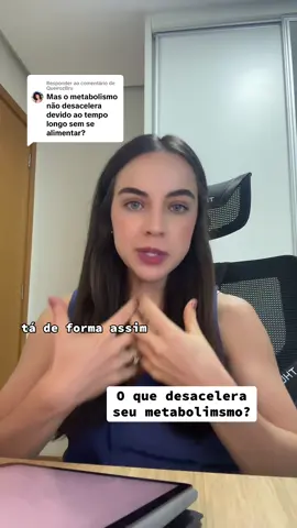 Respondendo a @QueirozBru e você aí? Tem o metabolismo lento ou não? 