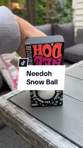 A new texture Needoh called Snow Ball!!❄️ Perfect for stress relief or to go into a Burr Basket or as a Stocking Stuffer🎅🏻⛄️🎄 #stockingstuffers #needoh #needohball #needohsnowballcrunch #fidget #fidgettoys #slime #fidgetasmr #burrbasket 
