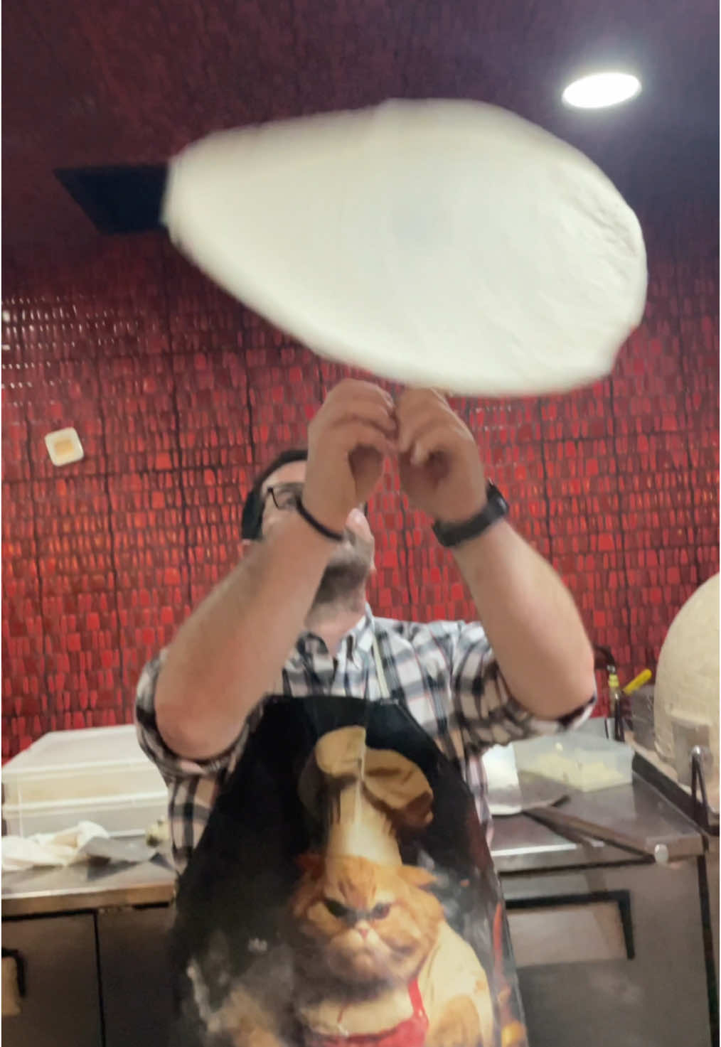 Preparando pruebas de #pizza con mi amigo Chef Maximilano de #napoli  #tiktokfood #food 