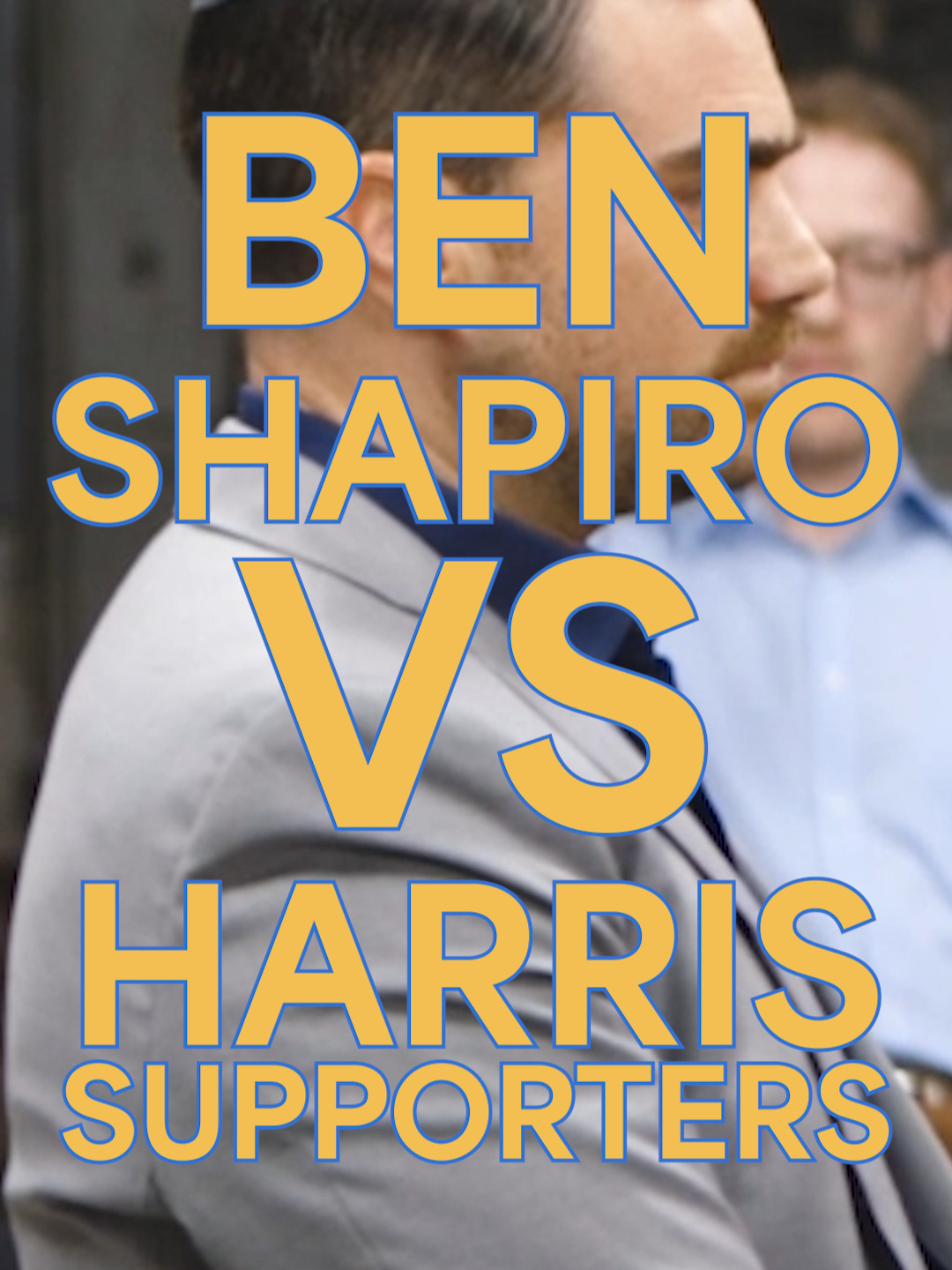 @real.benshapiro is #surrounded  #jubilee #immigration #debate #border #harris #trump #democrats #republican #migrants #illegal #wall