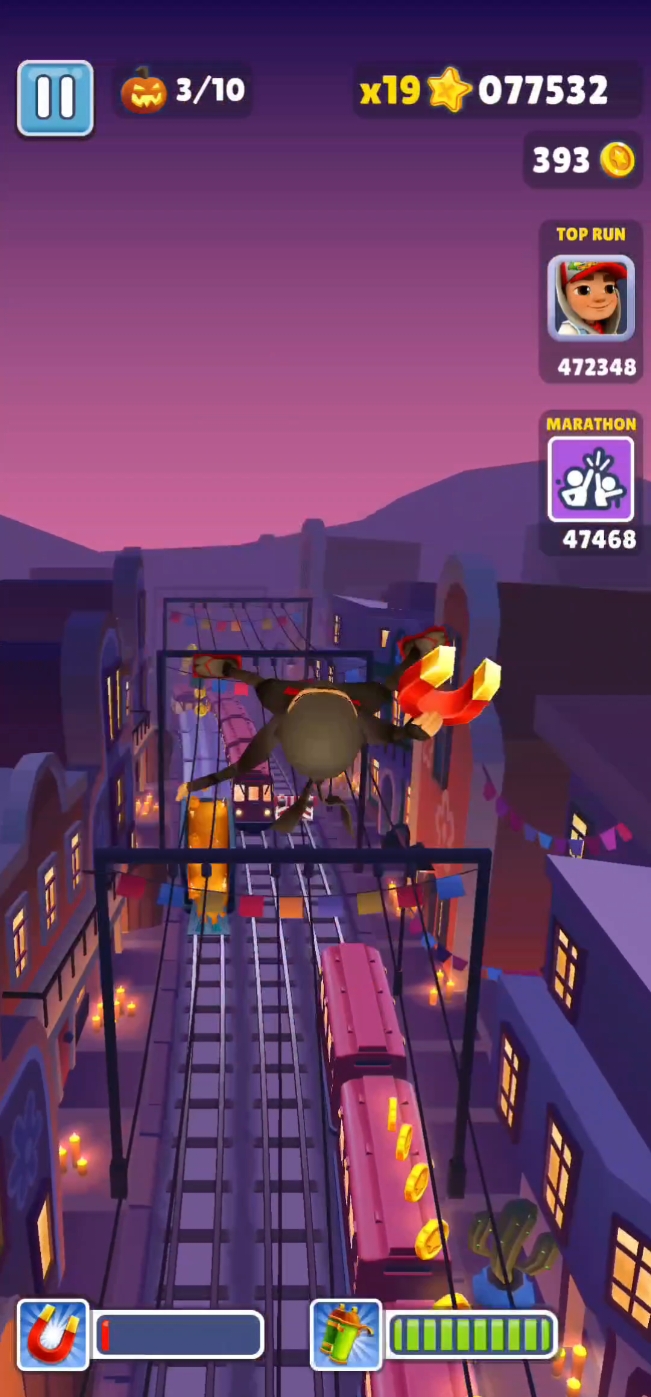 SUBWAY SURFERS gameplay #subwaysurfers #gameplay #game #backgroundvideo #background #teamwork #gaming 