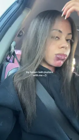 perfect for a natural lash look 🎀🤍 #lashes #lashestutorial #lashclusters #brownlashes #brownclusterlashes #microinfluencer 
