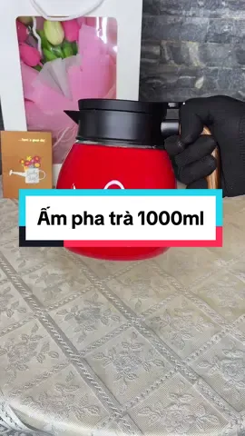 Ấm pha trà giữ nhiệt dung tích 1000ml, inox 316. Giữ nhiệt 15-24h. #binhgiunhiet #binhgiunhietchinhhang #binhgiunhiet1l #binhphatra #amphatra #amphatragiunhiet #khogiadungvinhbui 