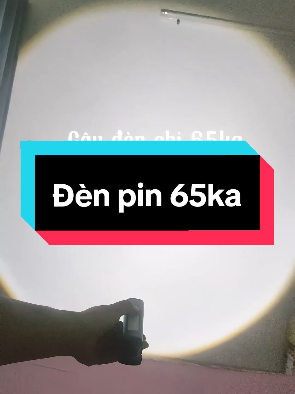 Đèn pin 65ka không lo mất điện #denpin #denpinsieusang #denpinmini #denpincamtay #denpinminisieusang #review 