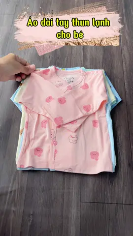 Combo 5 áo dài tay chất thun lạnh mềm mịn mát cho bé #aodaitaysosinh #aodaitaychobe #mebim #tresosinh #xhtiktok #combo5ao 