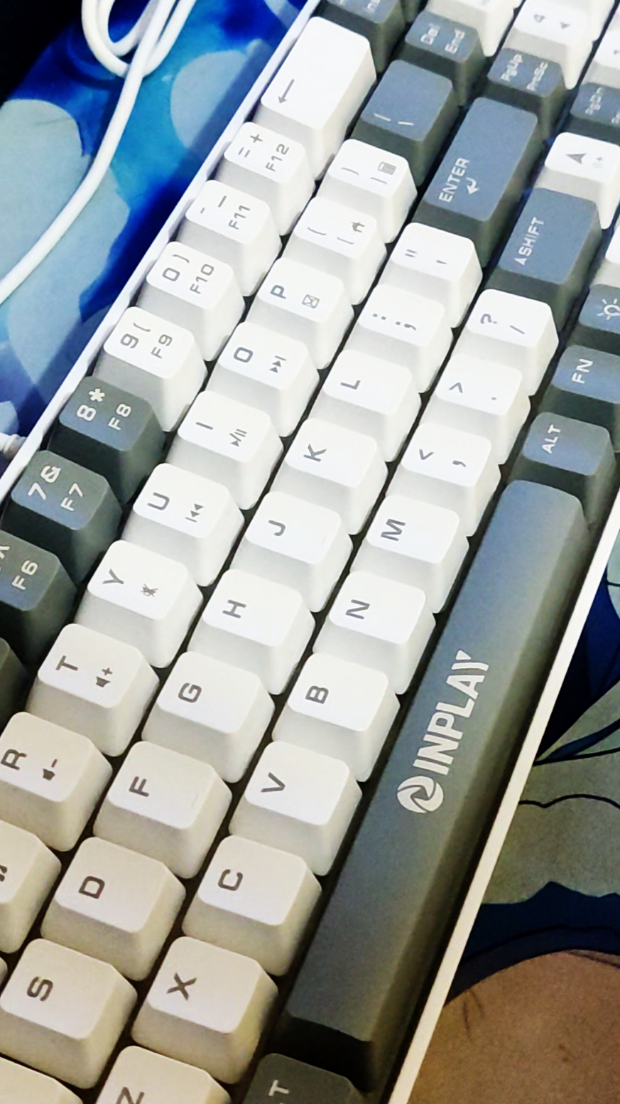 Wired membrane keyboard that looks like a mechanical one? Here’s your sign to check it out now! #keyboard #wiredkeyboard #gaming #inplay #fy #fyp 