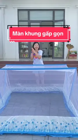 Màn khung gấp gọn đủ kích thước chỉ hơn 100k. Khung nhựa dẻo, màn dày dặn bảo vệ giấc ngủ cả hia đình nhà mình#xuhuong #trending #hangxinhtuoi #man #mankhung#mankhungkhongkhoantuong #mankhungxepgon 
