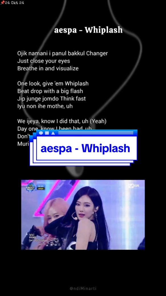aespa - Whiplash, Lyrics #easylyrics #lirik #whiplash #aespa #my 