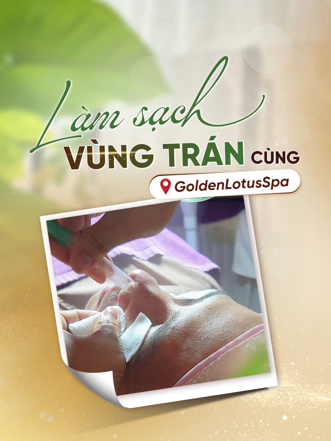 Làm sạch vùng trán cùng Golden Lotus Spa !!!  #massage #lamsachda#goldenlotusspa #thugian #massagetherapy #cleanface #massagequan7