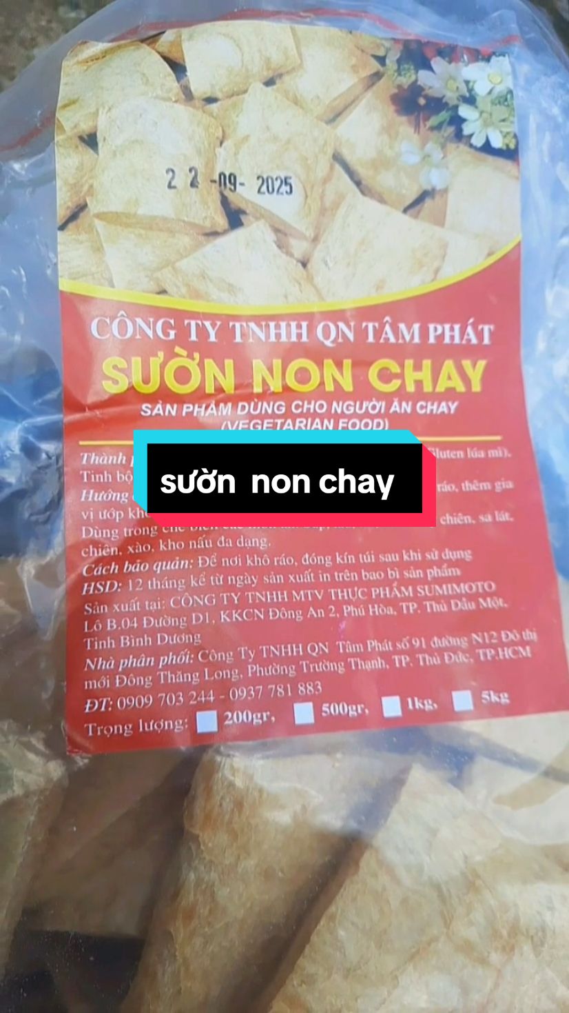 Trả lời @tulan.87 .sườn  non chay  ăn  ngon  lắm chị 1 kg chỉ  có  95k#suonnonchay #suonchay #suonnon #suonnonchaytamphat #sieungon 