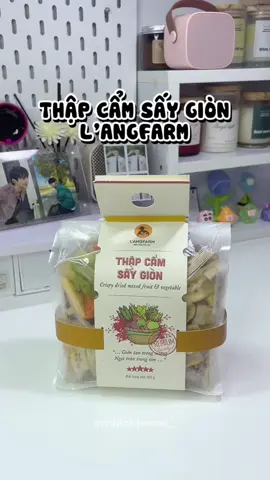 Thập cẩm sấy giòn L’angfarm #langfarm #xuhuong #unboxing #unbox #fpyシ 