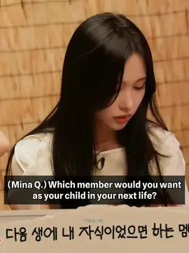 Mina wants Chaeyoung as her child!?😳🫣 #Michaeng #mina #chaeyoung #funny #cute #timetotwice #tdoongpocha 