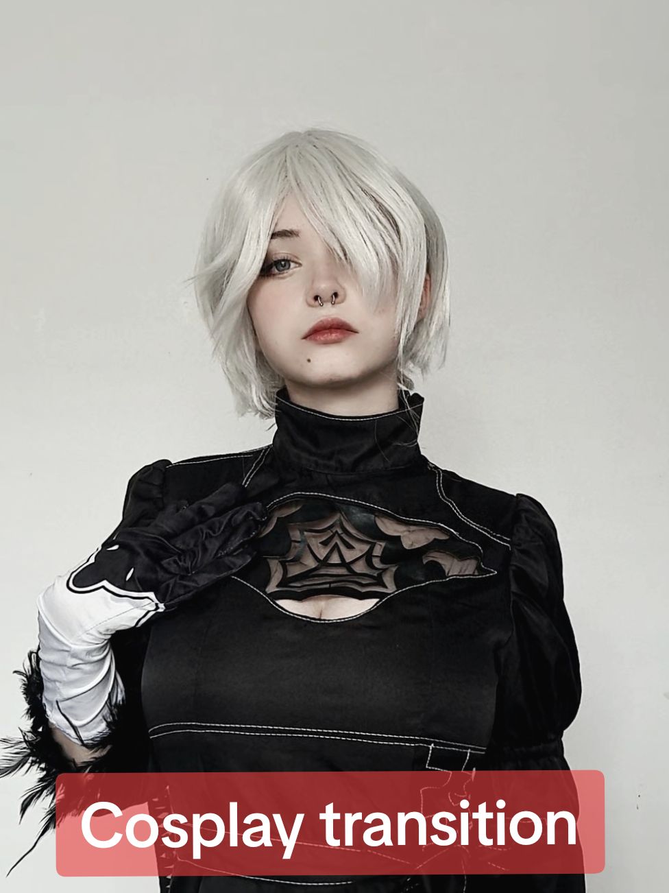 4+4=  #2b #2bcosplay #nierautomata #nierautomatacosplay #cosplaytransition #cosplay 