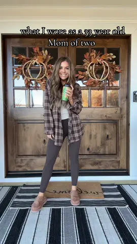 WHAT I WORE | DROP OFF . #momoftwo #OOTD #fall #fallstyle #cozy #momtok #fyp #fallbrown 