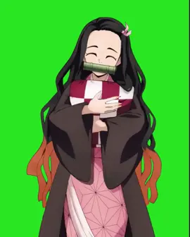 Nihh green screen Nezuko #gfxdesign #gfx #animated #greenscreen #nezuko 